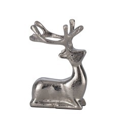 427095 Статуэтка Олень BALIGUIAN, L100, B70, H150, алюминий, цвет никель 427095 Статуэтка Олень BALIGUIAN, L100, B70, H150, алюминий, цвет никель
