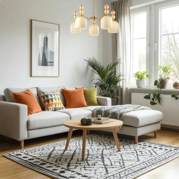 Люстра потолочная Lumion 4589/5C GILLIAN под лампы 5xE14 5*40W