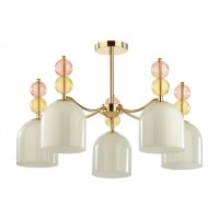 Люстра потолочная Lumion 4589/5C GILLIAN под лампы 5xE14 5*40W