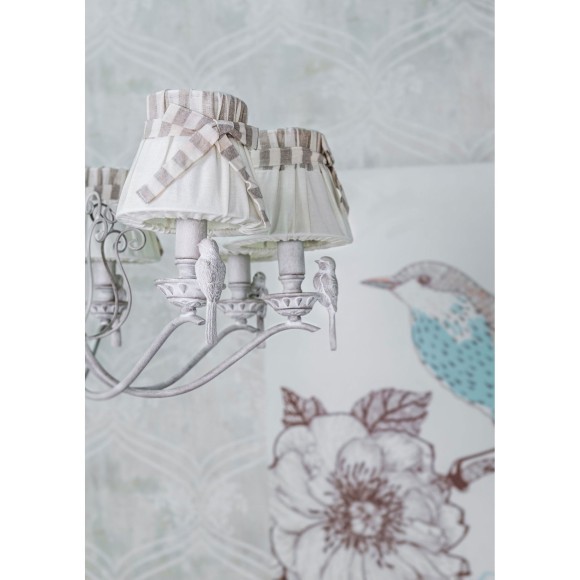 Люстра подвесная Maytoni ARM013-08-W Bird под лампы 8xE14 40W