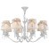 Люстра подвесная Maytoni ARM013-08-W Bird под лампы 8xE14 40W
