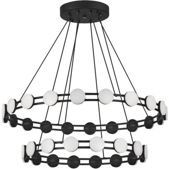 SL6610.403.36 Светильник подвесной ST-Luce черный/белый LED 1*70W 4000K MONRO