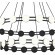 SL6610.403.36 Светильник подвесной ST-Luce черный/белый LED 1*70W 4000K MONRO
