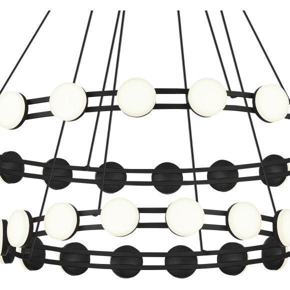 SL6610.403.36 Светильник подвесной ST-Luce черный/белый LED 1*70W 4000K MONRO