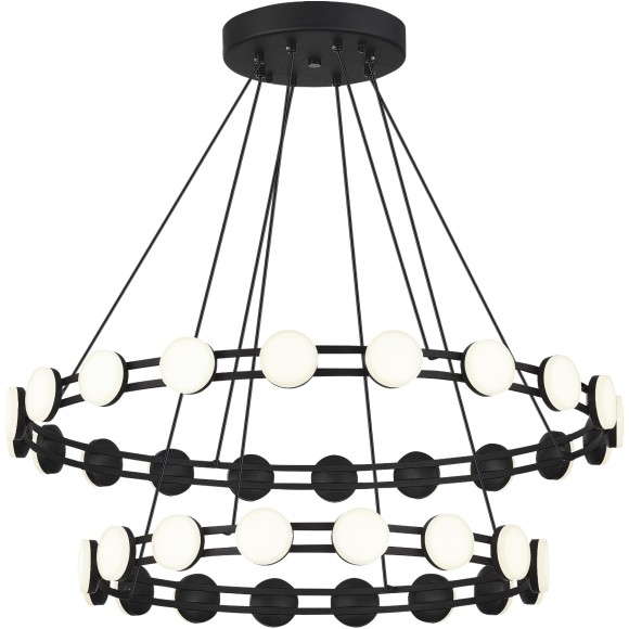 SL6610.403.36 Светильник подвесной ST-Luce черный/белый LED 1*70W 4000K MONRO