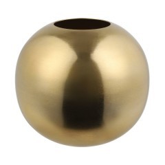 421048 ABUCAY Ваза декоративная алюминий матовая латунь H225, Ø250 421048 ABUCAY Ваза декоративная алюминий матовая латунь H225, Ø250