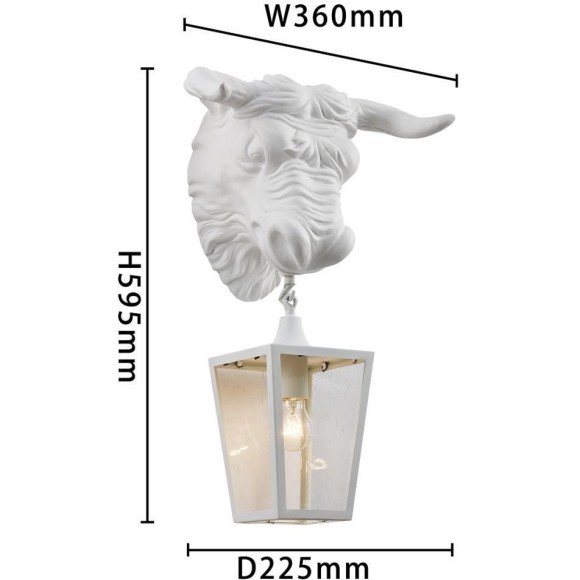 Настенный фонарь уличный Bison 4000-1W Настенный фонарь уличный Bison 4000-1W