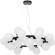 Подвесной светильник Lumina Deco Marsiada LDP 6033-25 BK