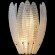 Crystal Lux Artichoke AP2 Gold 4150/402 Настенный современный дизайнерский светильник бра, основание золото металл, плафон стекло, лампы E14 2шт макс 40Вт IP20 220В
