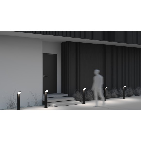 Уличный наземный светильник Maytoni O595FL-L12B3K Paso IP54 светодиодный LED 12W