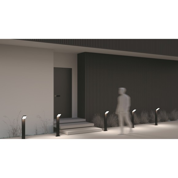 Уличный наземный светильник Maytoni O595FL-L12B3K Paso IP54 светодиодный LED 12W