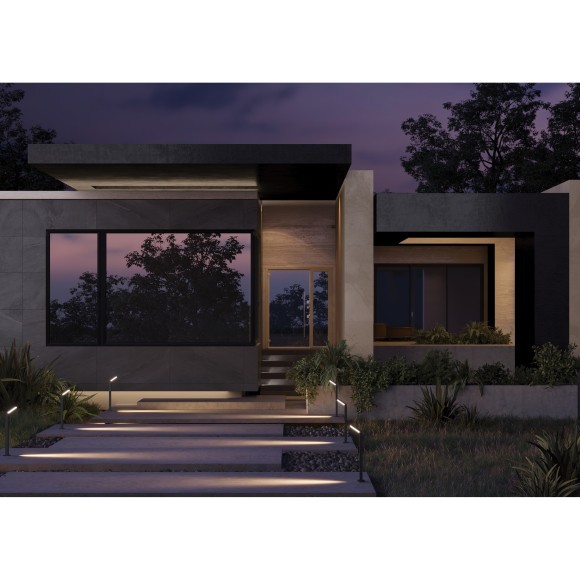 Уличный наземный светильник Maytoni O595FL-L12B3K Paso IP54 светодиодный LED 12W