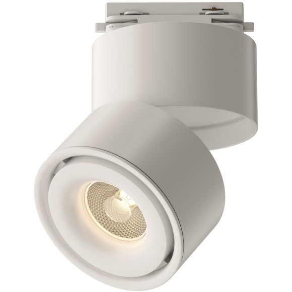 Однофазный двужильный светодиодный трековый светильник Maytoni Unity TR084-1-15W3K-D-W Yin 3000К 1020Лм CRI90+ 24° 15Вт