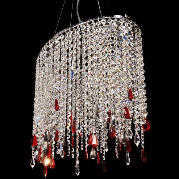 Хрустальная подвесная люстра Lumina Deco Aldonea LDP 7051-4 CHR Хрустальная подвесная люстра Lumina Deco Aldonea LDP 7051-4 CHR