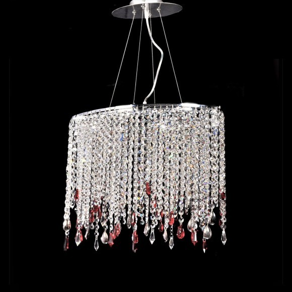 Хрустальная подвесная люстра Lumina Deco Aldonea LDP 7051-4 CHR Хрустальная подвесная люстра Lumina Deco Aldonea LDP 7051-4 CHR