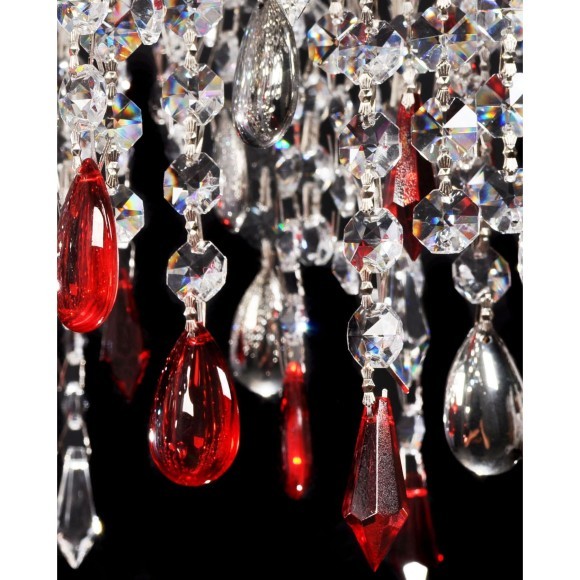 Хрустальная подвесная люстра Lumina Deco Aldonea LDP 7051-4 CHR Хрустальная подвесная люстра Lumina Deco Aldonea LDP 7051-4 CHR