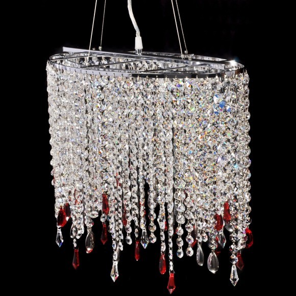 Хрустальная подвесная люстра Lumina Deco Aldonea LDP 7051-4 CHR Хрустальная подвесная люстра Lumina Deco Aldonea LDP 7051-4 CHR