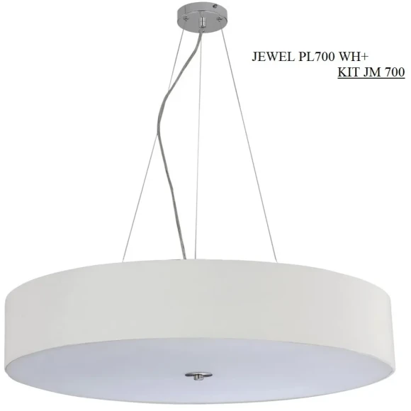 Светильник потолочный Crystal Lux JEWEL PL700 WH