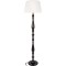 10576F Black Loft IT ENYA Торшер черный с белым тканевым плафоном, 1 x E27 до 60 Вт, IP20