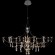 10589/900 Silver Asfour LOFT IT MIRA Подвесной светильник серебряный с прозрачными хрустальными элементами, LED 28,5 Вт, 3000 К, световой поток 3420 Лм, 12–24 В