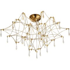 SL6601.202.78 Светильник потолочный ST-Luce Золотистый/Прозрачный LED 78*0,35W 3000K GRAVETTA SL6601.202.78 Светильник потолочный ST-Luce Золотистый/Прозрачный LED 78*0,35W 3000K GRAVETTA