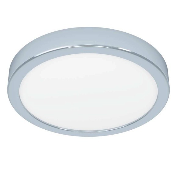900641 Накладной светильник FUEVA 5, 17W (LED), 3000K, IP44, ?210, сталь, хром / пластик, белый