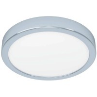 900641 Накладной светильник FUEVA 5, 17W (LED), 3000K, IP44, ?210, сталь, хром / пластик, белый