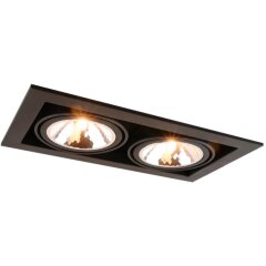 Встраиваемый светильник Arte Lamp A5949PL-2BK CARDANI SEMPLICE под лампы 2xG9 40W Встраиваемый светильник Arte Lamp A5949PL-2BK CARDANI SEMPLICE под лампы 2xG9 40W