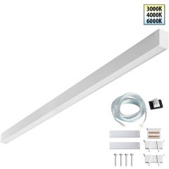 Светильник линейный Novotech светодиод. с переключ. цв. температуры IP20 LED 40W 220-240V 3000К\4000К\6000К FATTO 359604 Светильник линейный Novotech светодиод. с переключ. цв. температуры IP20 LED 40W 220-240V 3000К\4000К\6000К FATTO 359604