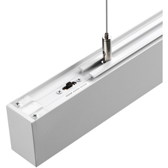 Светильник линейный Novotech  светодиод. с переключ. цв. температуры IP20 LED 40W 220-240V 3000К\4000К\6000К FATTO 359604