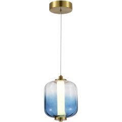 SL1193.323.01 Подвес ST-Luce Латунь/Голубой LED 1*10,8W 3000K SUMMER SL1193.323.01 Подвес ST-Luce Латунь/Голубой LED 1*10,8W 3000K SUMMER