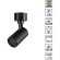 Novotech SELENE 359927 Накладной современный поворотный потолочный LED-спот, 15Вт, 922Лм, CCT перекл. цветовой температуры в основании 3000/4000/6000К, угол 36°, CRI90, UGR19, 220В, IP20, черный алюминий, высота 125 мм, длина 100 мм, ширина 55 мм