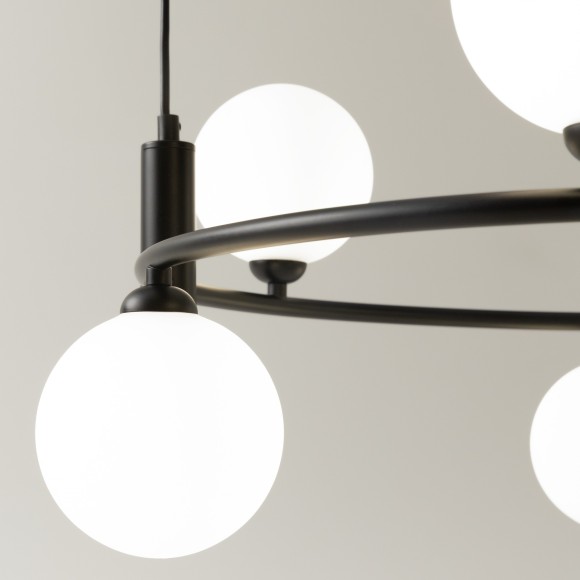 Подвесной светильник кольцом Maytoni MOD013PL-06B RING под лампы 6xG9 25W