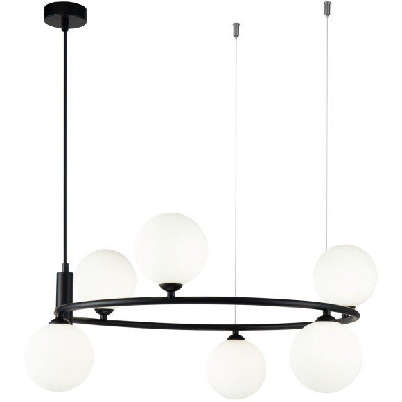 Подвесной светильник кольцом Maytoni MOD013PL-06B RING под лампы 6xG9 25W