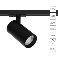 Трековый светильник Arte Lamp BENE A1937PL-1BK Трековый светильник Arte Lamp BENE A1937PL-1BK