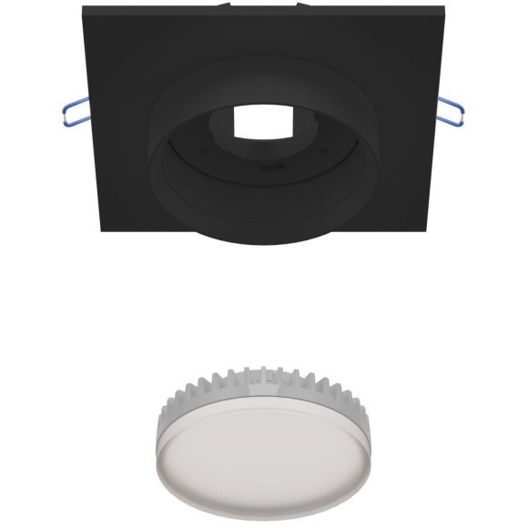 4673-1U, уличный светильник, L110xW110xH42, cutout:D95, 1xGX53LEDx15W, IP44, excluded