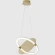 Светильник подвесной Crystal Lux NEBULA SP22W LED GOLD 4031/222