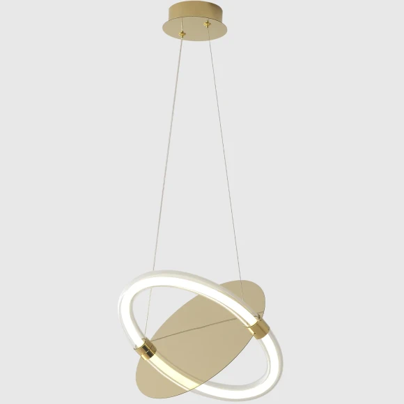 Светильник подвесной Crystal Lux NEBULA SP22W LED GOLD 4031/222
