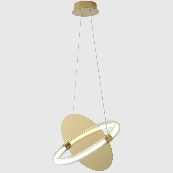 Светильник подвесной Crystal Lux NEBULA SP22W LED GOLD 4031/222