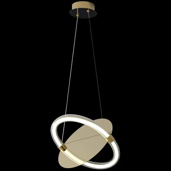Светильник подвесной Crystal Lux NEBULA SP22W LED GOLD 4031/222