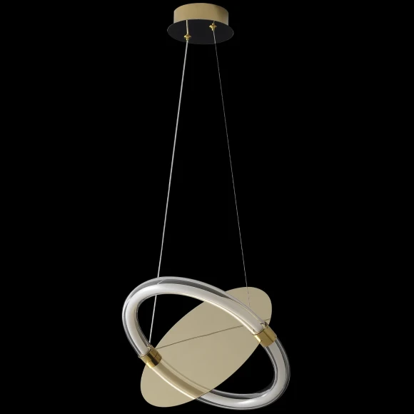 Светильник подвесной Crystal Lux NEBULA SP22W LED GOLD 4031/222