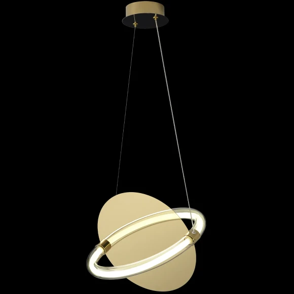 Светильник подвесной Crystal Lux NEBULA SP22W LED GOLD 4031/222