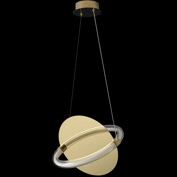 Светильник подвесной Crystal Lux NEBULA SP22W LED GOLD 4031/222