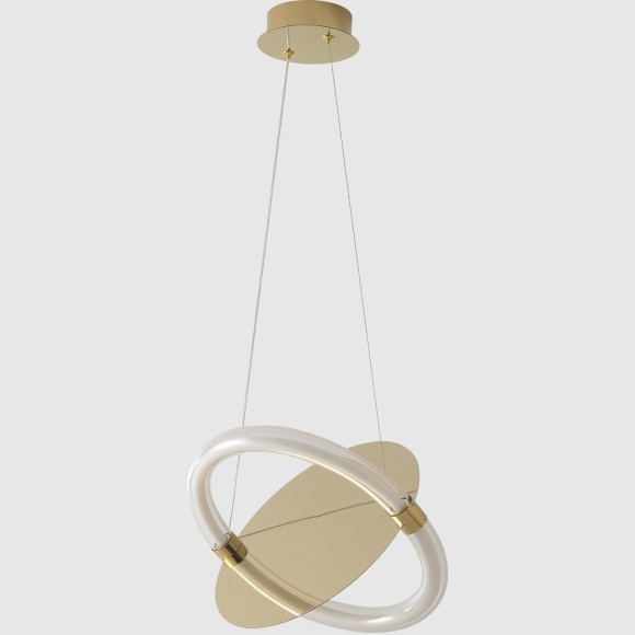 Светильник подвесной Crystal Lux NEBULA SP22W LED GOLD 4031/222