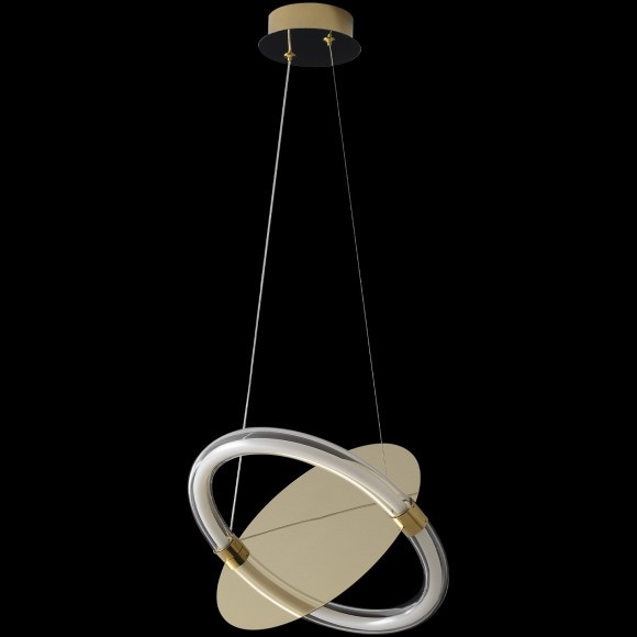 Светильник подвесной Crystal Lux NEBULA SP22W LED GOLD 4031/222