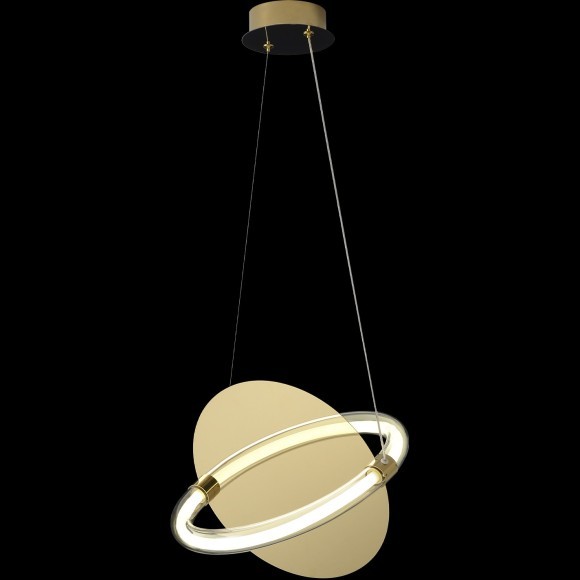 Светильник подвесной Crystal Lux NEBULA SP22W LED GOLD 4031/222