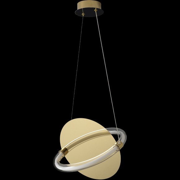 Светильник подвесной Crystal Lux NEBULA SP22W LED GOLD 4031/222