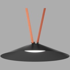 DK5568-BK Светодиодный светильник для трека-ремня серии Denkirs Belty 48V, 24W, RA90, 120°, 4000K