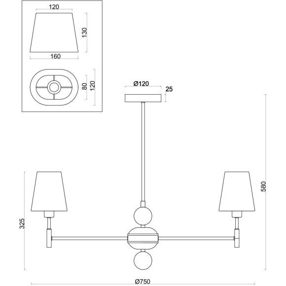 Люстра потолочная Freya FR2028PL-07N Soho под лампы 7xE14 40W Люстра потолочная Freya FR2028PL-07N Soho под лампы 7xE14 40W