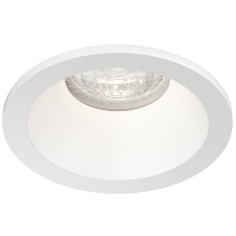Встраиваемый влагозащищённый светильник COVE, IP44, до 15 Вт LED, GU10, алюминий, белый